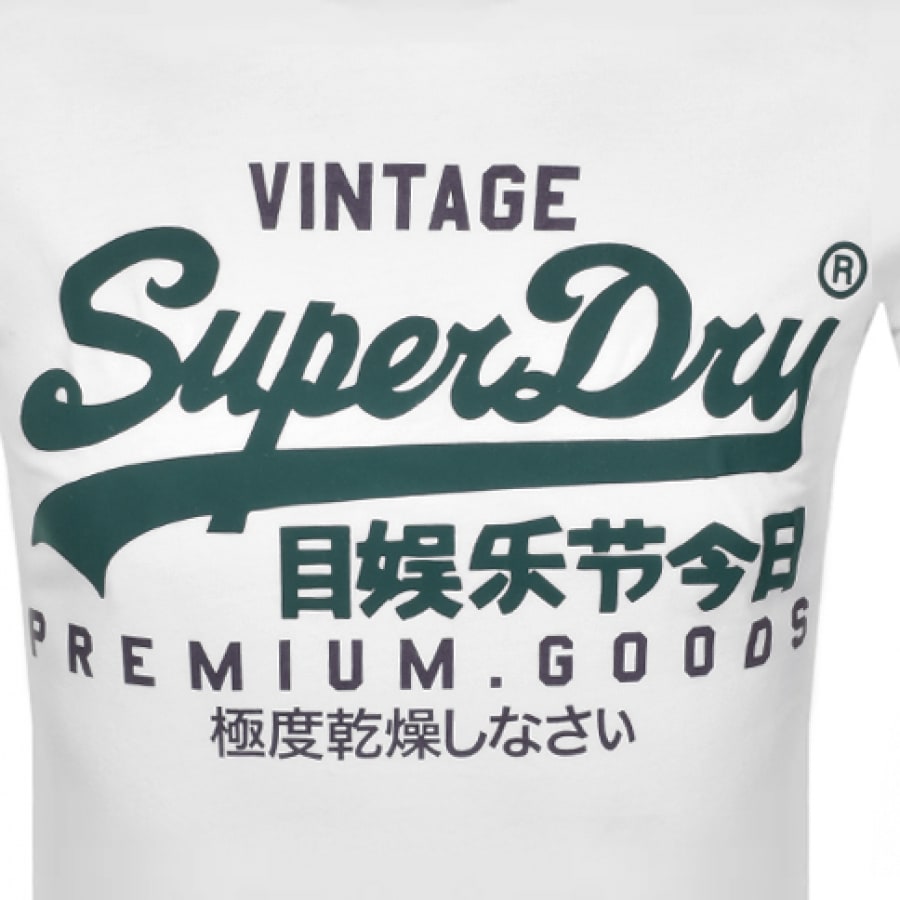 Alternative Image for ProductSuperdry Vintage Logo T Shirt White3